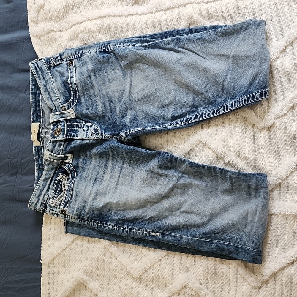 Silver Brand Buckle Jeans Jenae Skinny Sz 25L Acid Wash Vintage Look